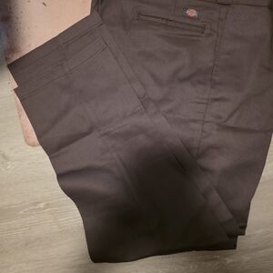 Dickies Men's Dark Brown Chinos